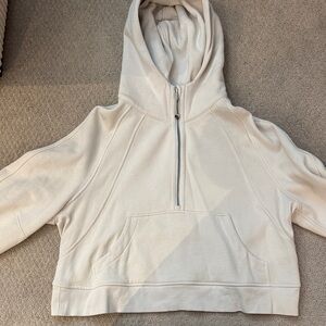 lululemon athletica Cream Half-Zip Hoodie